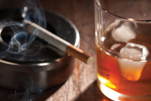 alkoholfogyasztás dohányzás